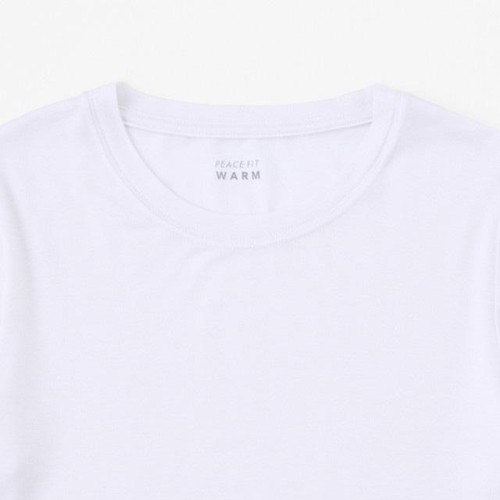 PEACE FIT(ピースフィット) WARM 半袖丸首シャツ 男の子 ブラック 120cm トップバリュ