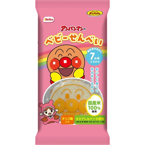 栗山米菓 アンパンマンのベビーせんべい 7ヵ月ころから 27g
