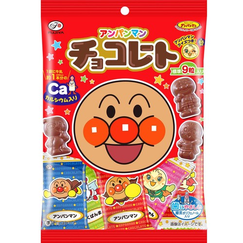 不二家 アンパンマン チョコレート 小袋 34g