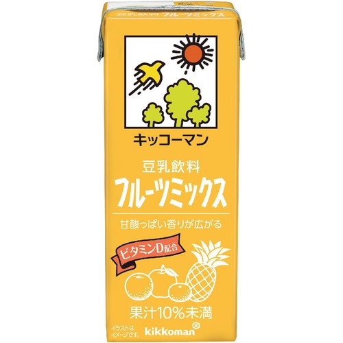 キッコーマン 豆乳飲料フルーツミックス 200ml