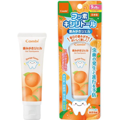 コンビ 歯みがきジェル みかん味 30g 9ヵ月頃から