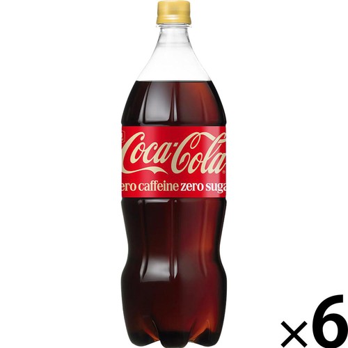 コカ・コーラ ゼロカフェイン 1ケース 1500ml x 6本 Green Beans