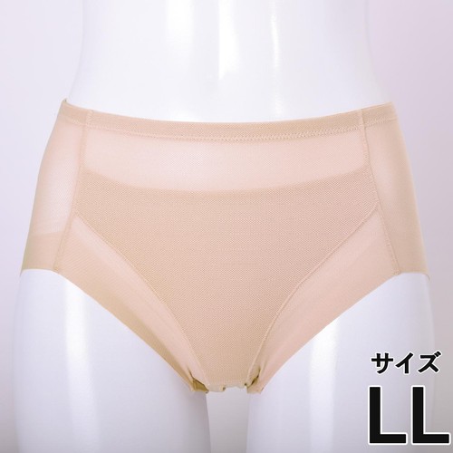 B.V.D. 涼パン スタンダードショーツ 婦人 ナチュラルベージュ LL