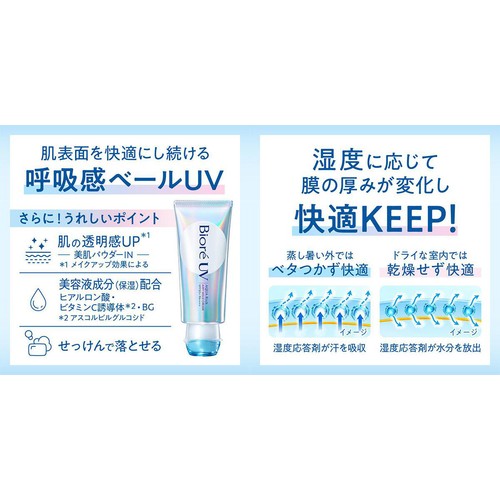 花王 ビオレ UV アクアリッチ エアリーホールドクリーム 70g