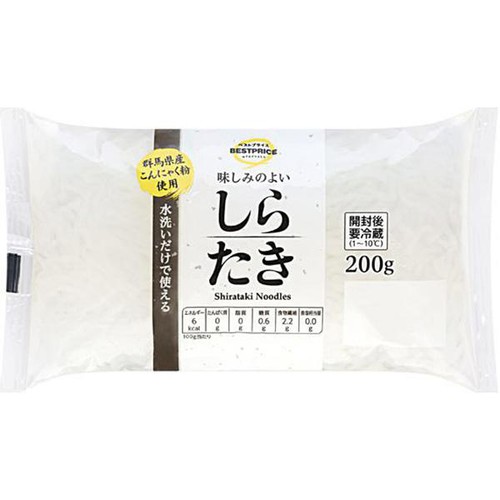 味しみのよいしらたき 200g トップバリュベストプライス Green Beans