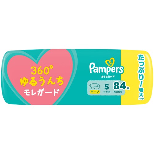 P&G パンパースさらさらケア テープ S(4～8kg) 84枚
