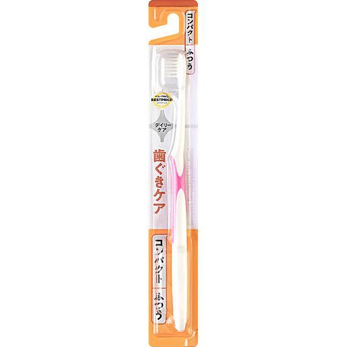 超極細毛薄型ヘッド歯ブラシ コンパクト ふつう 1本 トップバリュベストプライス