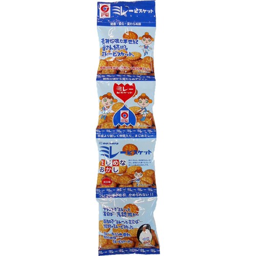 野村煎豆加工店 4連ミレービスケット(塩) 30g x 4袋