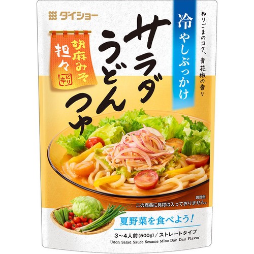 ダイショー サラダうどんつゆ 胡麻みそ坦々 3～4人前 500g