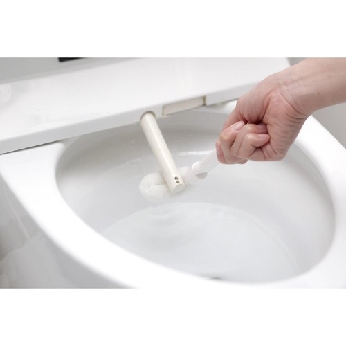 マーナ 2in1 トイレブラシ ホワイト