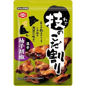 亀田製菓 技のこだ割り 濃厚醤油 120g×3袋 米菓 煎餅 せんべい