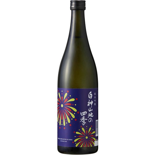 【秋田県】 八重寿 白神山地の四季 純米吟醸 花火ラベル 720ml