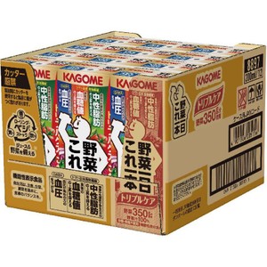 カゴメ 野菜一日これ一本 トリプルケア 200ml x 12本 Green Beans