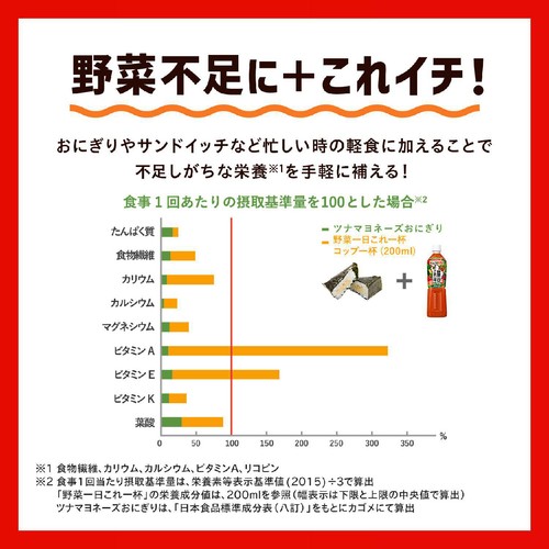 カゴメ 野菜一日これ一杯 1ケース 720ml x 15本