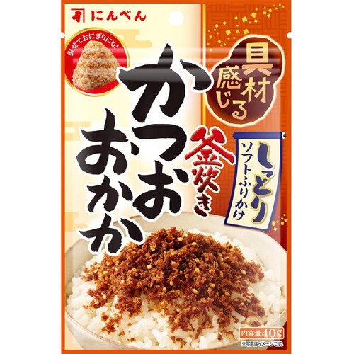 にんべん しっとりソフトふりかけ 釜炊きかつおおかか 40g