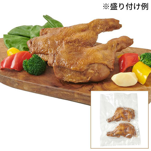 【冷凍】 ローストチキンレッグ 照焼 2本