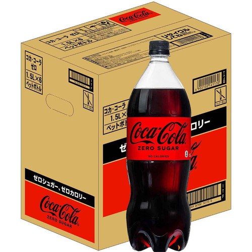 コカ・コーラ ゼロシュガー 1ケース 1500ml x 6本 Green Beans
