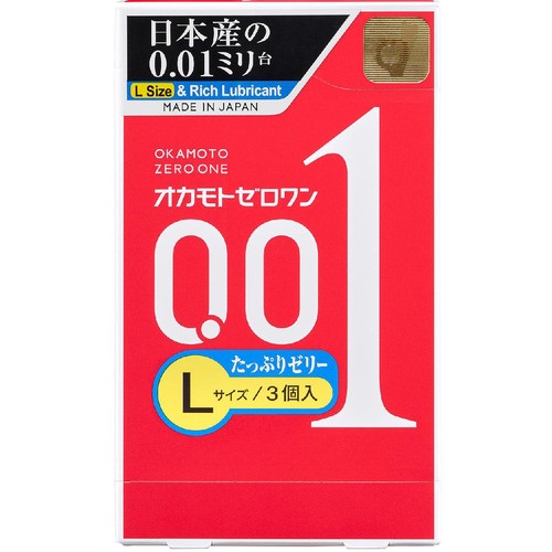 オカモト ゼロワン たっぷりゼリー Lサイズ 3個入