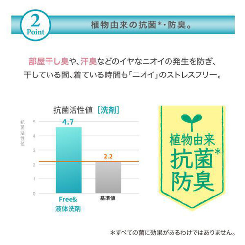 NSファーファ フリー& 超コンパクト液体洗剤 無香料 詰替 4500g