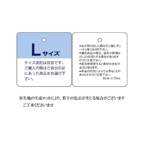 ストロング 洗えるスリッパ Lサイズ(〜約27cm) ブルー