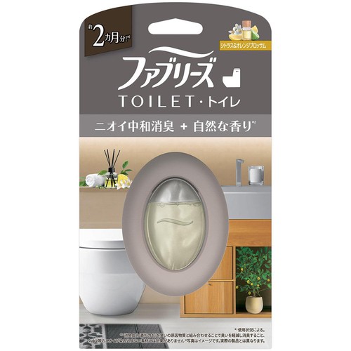 P&G ファブリーズトイレ用消臭剤 ニオイ中和消臭+自然な香り シトラス&オレンジブロッサム 6.3mL
