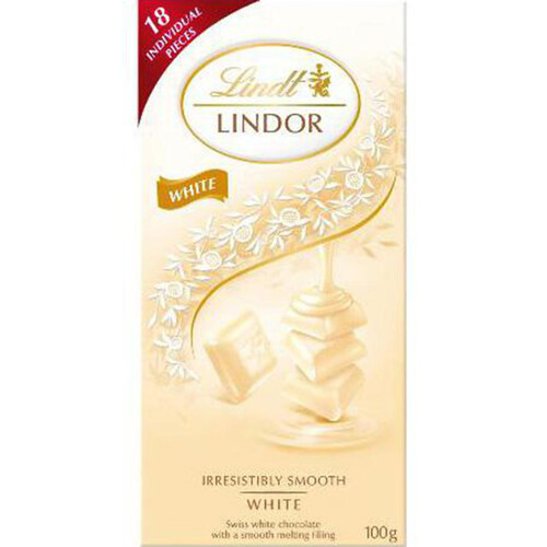 リンツ リンドール ホワイトシングルス 100g Green Beans | グリーン