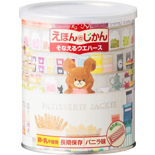 光工業 えほんのじかん そなえるウエハース くまのがっこう バニラ味  60g (1枚 x 12袋)
