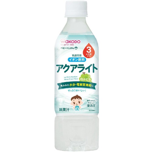 和光堂 ベビーのじかん アクアライト白ぶどう 3ヶ月～ 500ml