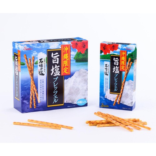 ⭐︎¥5,000値下げ⭐︎ Finally  [東京・沖縄・福岡] 初回限定版 オキコ 沖縄限定 旨塩プレッツェル 45g(22.5g x 2袋) Green Beans