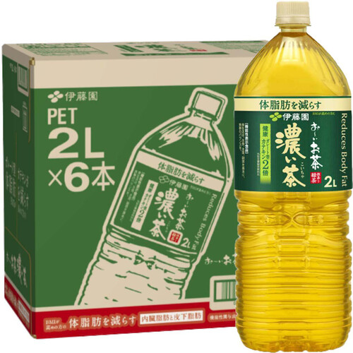 伊藤園 おーいお茶 濃い茶 1ケース 2L x 6本