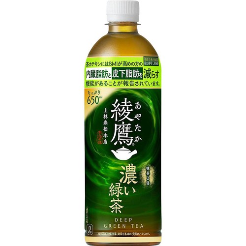 コカ・コーラ 綾鷹濃い緑茶 1ケース 650ml x 24本