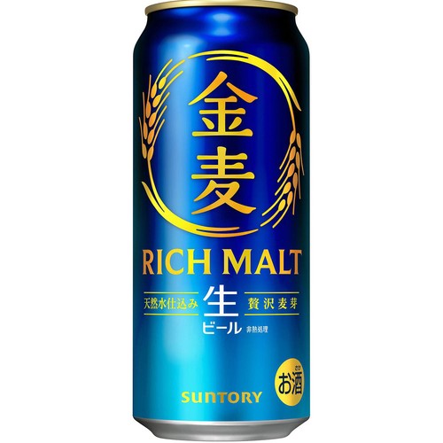【5.5%】 サントリー 金麦 1ケース 500ml x 24本