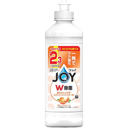 P&G ジョイ W除菌 食器用洗剤 贅沢シトラスオレンジ キャップ付きつめかえ用 300mL