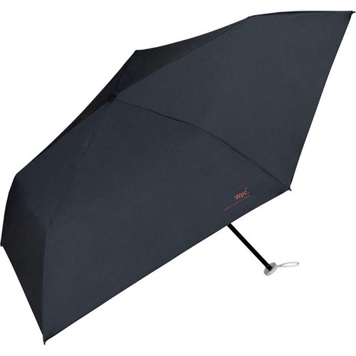 ワールドパーティ 遮光軽量 ソリッドミニ 晴雨兼用折りたたみ傘 50cm ブラック