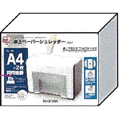 アイリスオーヤマ 卓上ペーパーシュレッダー P2HT