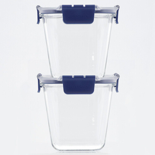 ベストコ ロックu0026ロック トップクラス ガラススクエア 深型 耐熱ガラス保存容器 電子レンジ・食洗機対応 950ml Green Beans |  グリーンビーンズ by AEON