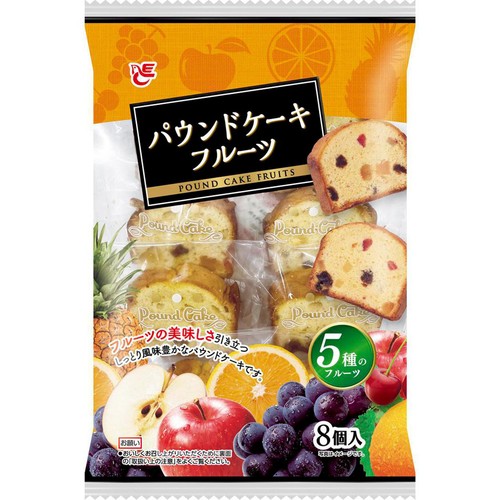 エースベーカリー パウンドケーキフルーツ 8個入