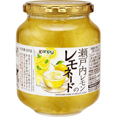加藤産業 カンピー 瀬戸内レモンのレモネード 600g Green Beans