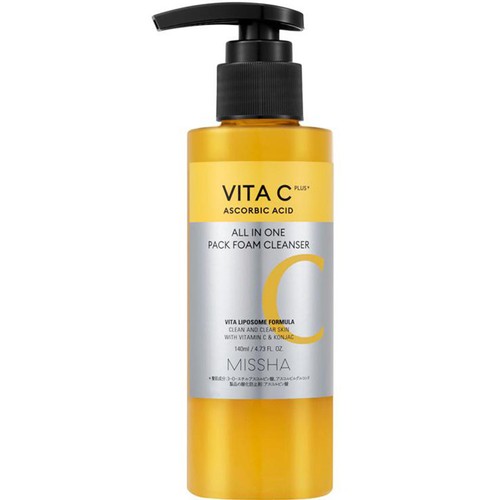 ミシャ ビタシープラス 泡マスク洗顔 140ml