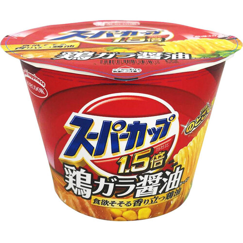 エースコック スーパーカップ1.5倍 鶏ガラ醤油ラーメン 109g