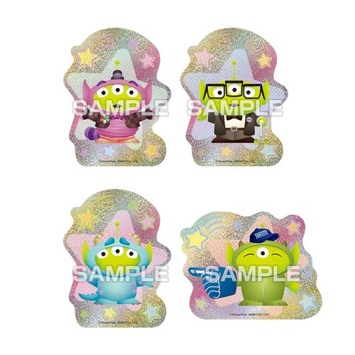 エンスカイ エイリアンリミックス キャラカットステッカーガム 2個入