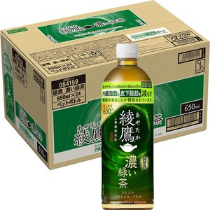 コカ・コーラ 綾鷹濃い緑茶 1ケース 650ml x 24本 Green Beans