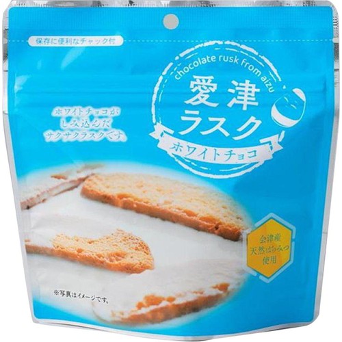 オノギ食品 愛津 ホワイトチョコラスク  30g