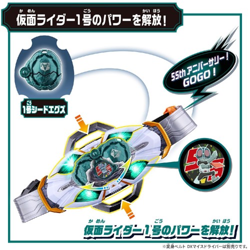 バンダイ 仮面ライダーマイス DXレジェンドライダーエグズ ゼッツ&1号