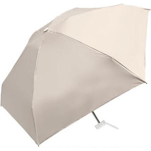 NATURAL BASIC UVコンパクト 晴雨兼用折りたたみ傘  50cm グレー