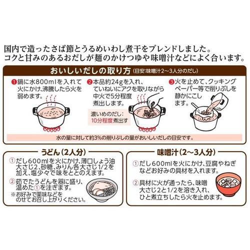 ヤマキ 徳一番 業務用だし 120g