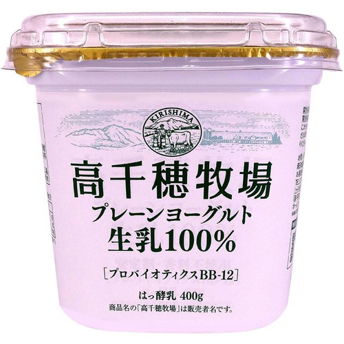 南日本酪農協同 高千穂牧場プレーンヨーグルト 400g