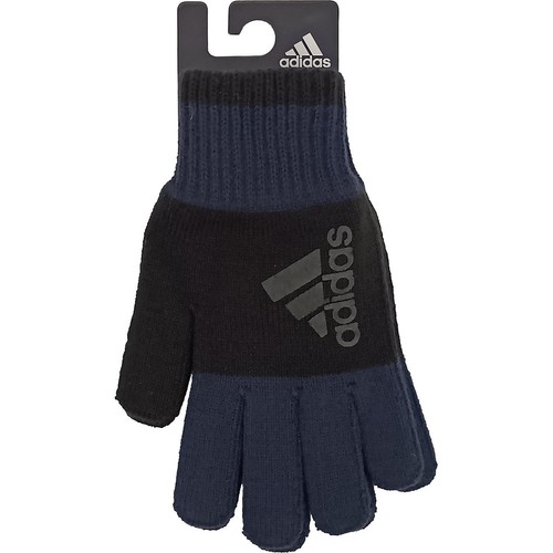 アディダス adidas ニット五指手袋 紳士 ネイビー Green Beans