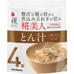 神州一味噌 コクが自慢のとん汁 3食入 192g Green Beans