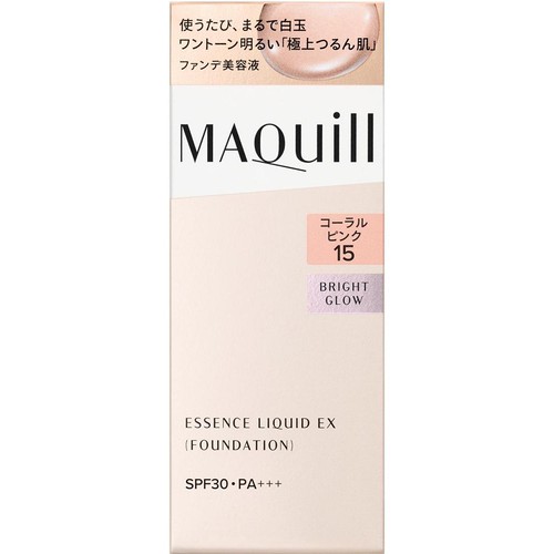 マキアージュ エッセンスリキッド EX ブライトグロウ コーラルピンク15 ファンデーション・日中用美容液 24mL